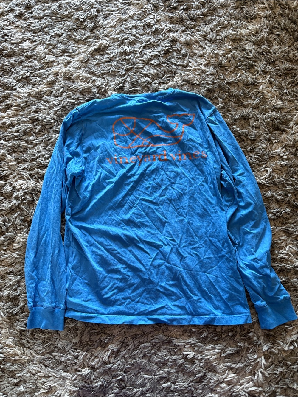 Vineyard Vines Basketball Whale Long Sleeve Tee